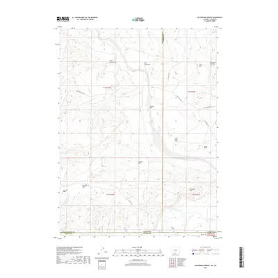 2017 Map of McPherson Springs, 2017 Print