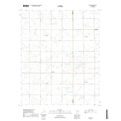 2018 Map of McQueen, 2018 Print