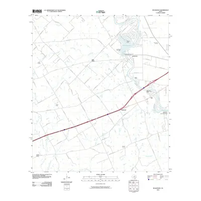 2010 Map of McQueeney, 2010 Print