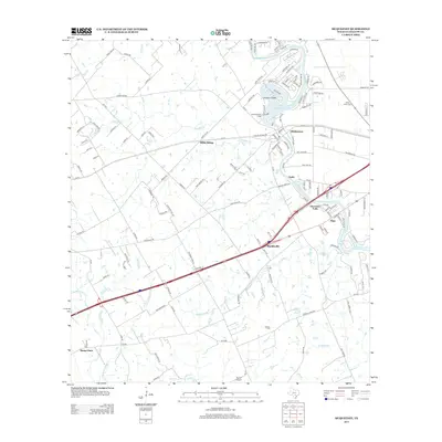 2013 Map of McQueeney, 2013 Print