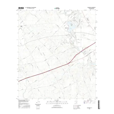 2016 Map of McQueeney, 2016 Print