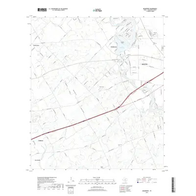 2019 Map of McQueeney, 2019 Print
