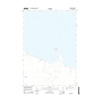 2014 Map of McRae Bay, 2014 Print