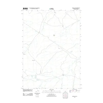 2012 Map of McRae Gap, 2012 Print