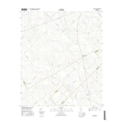 2017 Map of McRae NW, 2017 Print
