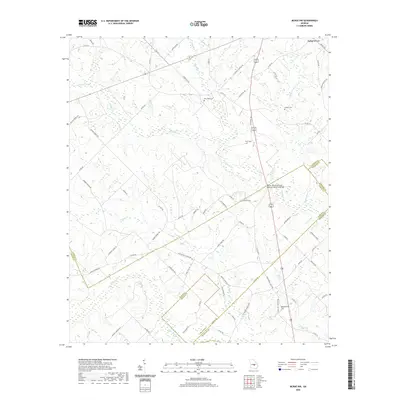 2020 Map of McRae NW, 2020 Print