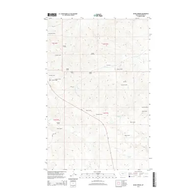 2014 Map of McRae Springs, 2014 Print