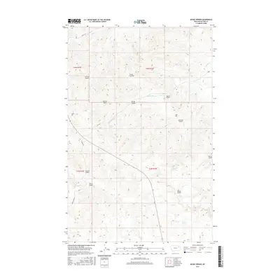 2017 Map of McRae Springs, 2017 Print