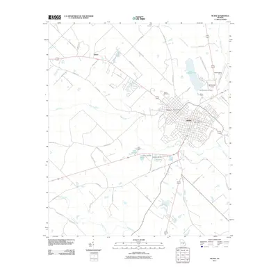 2011 Map of McRae, 2011 Print