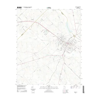 2014 Map of McRae, 2014 Print