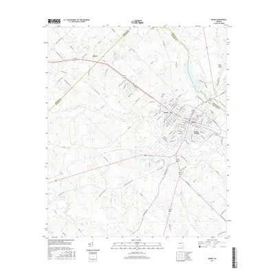 2017 Map of McRae, 2017 Print