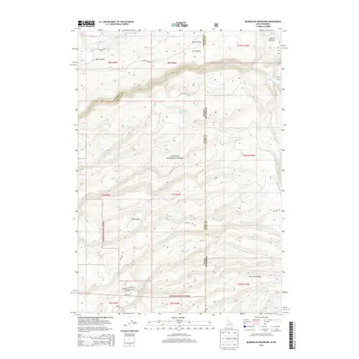 2013 Map of McRenolds Reservoir, 2013 Print