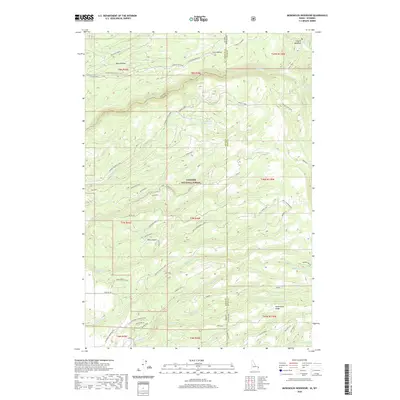 2020 Map of McRenolds Reservoir, 2020 Print