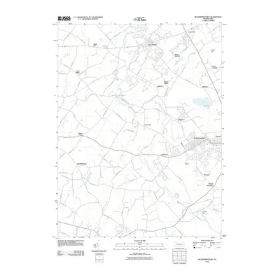 2010 Map of McSherrystown, 2010 Print