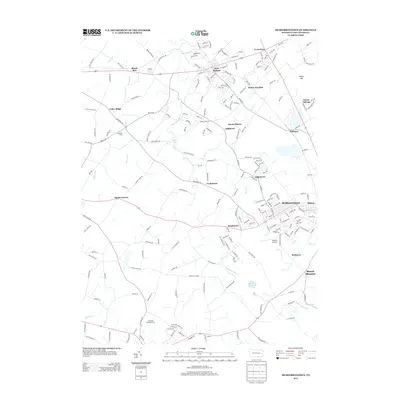 2013 Map of McSherrystown, 2013 Print