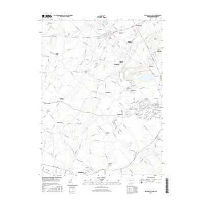 2016 Map of McSherrystown, 2016 Print