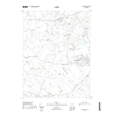 2019 Map of McSherrystown, 2019 Print