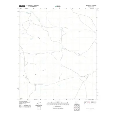 2010 Map of McVeigh Hills, 2010 Print