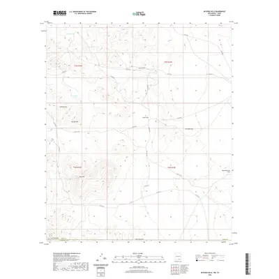 2020 Map of McVeigh Hills, 2020 Print