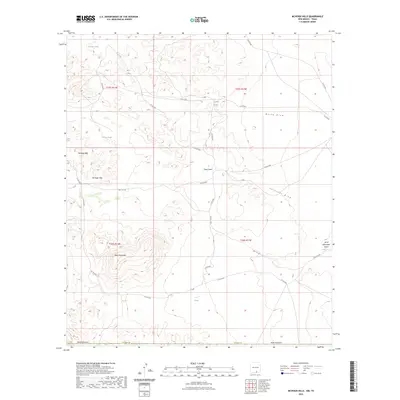 2023 Map of McVeigh Hills, 2023 Print