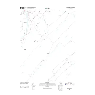 2013 Map of McVeytown, 2013 Print