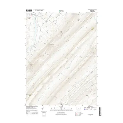 2016 Map of McVeytown, 2016 Print