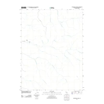 2012 Map of McWhinney Creek, 2012 Print