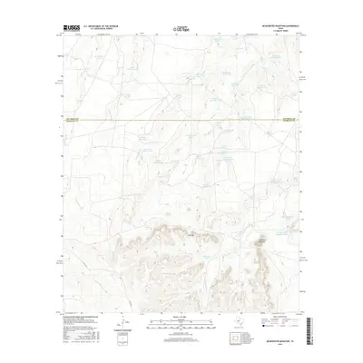 2016 Map of McWhorter Mountain, 2016 Print