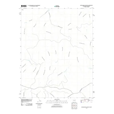 2010 Map of McWilliams Canyon, 2010 Print