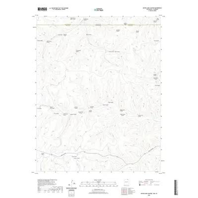 2020 Map of McWilliams Canyon, 2020 Print