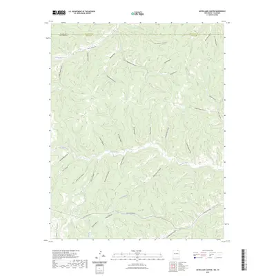 2023 Map of McWilliams Canyon, 2023 Print