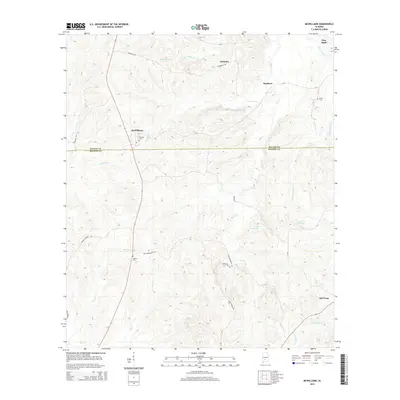 2014 Map of McWilliams, 2014 Print