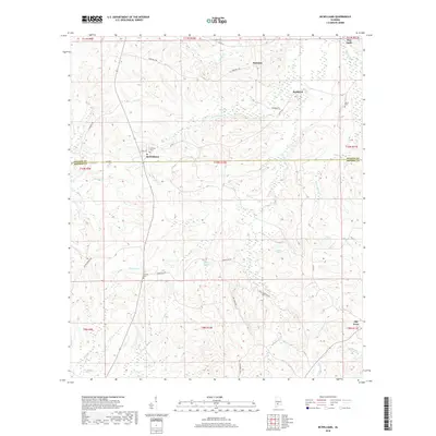 2018 Map of McWilliams, 2018 Print
