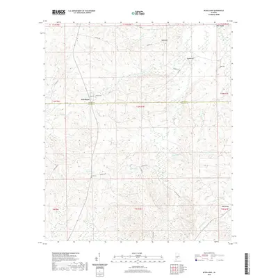 2020 Map of McWilliams, 2020 Print