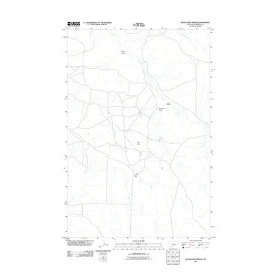 2011 Map of McWilliams Springs, 2011 Print