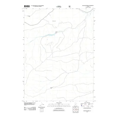 2011 Map of Meachum Ridge, 2011 Print