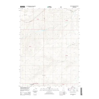 2014 Map of Meachum Ridge, 2014 Print