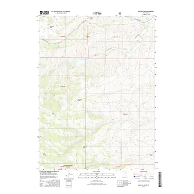 2017 Map of Meachum Ridge, 2017 Print