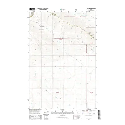 2014 Map of Mead Creek, 2014 Print