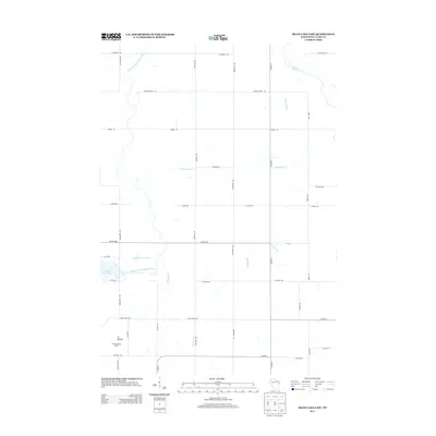 2013 Map of Mead Lake East, 2013 Print