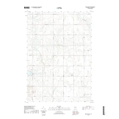 2018 Map of Mead Lake East, 2018 Print