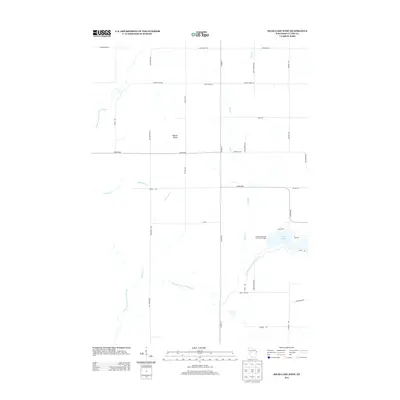 2013 Map of Mead Lake West, 2013 Print