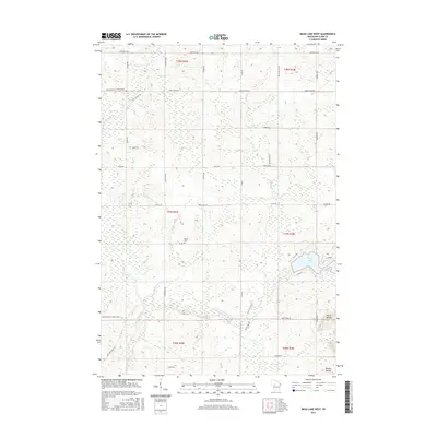 2015 Map of Mead Lake West, 2015 Print