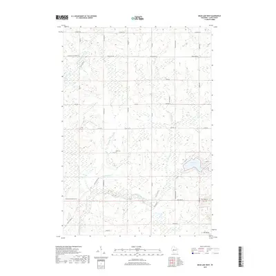 2018 Map of Mead Lake West, 2018 Print