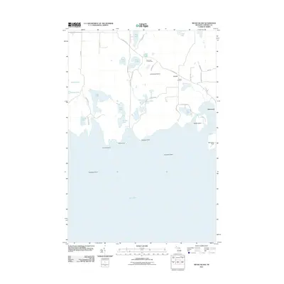 2011 Map of Meade Island, 2011 Print