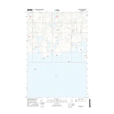 2017 Map of Meade Island, 2017 Print