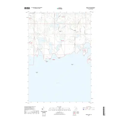 2019 Map of Meade Island, 2019 Print