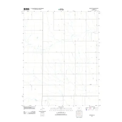 2012 Map of Meade NE, 2012 Print