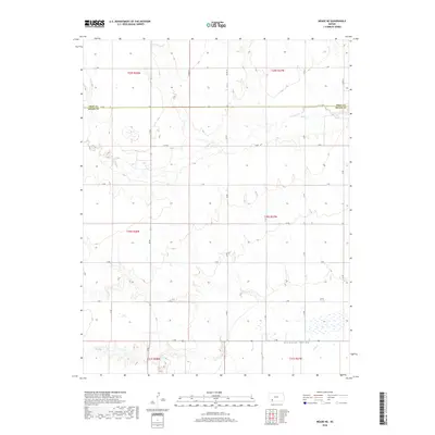 2018 Map of Meade NE, 2018 Print