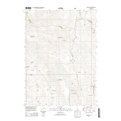 2013 Map of Meade Peak, 2013 Print